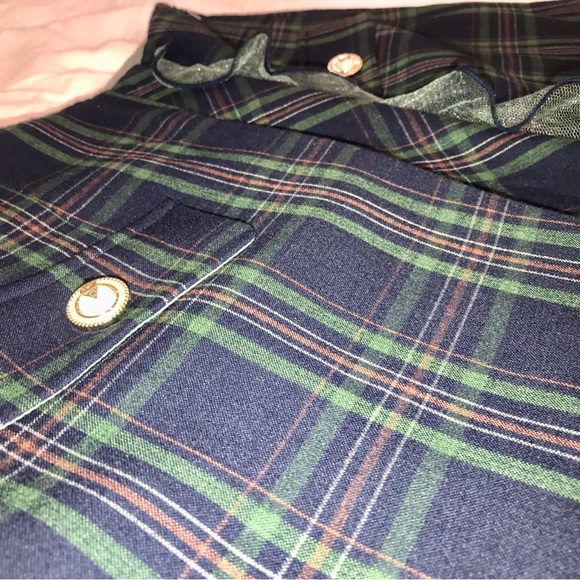 Maxrieny Plaid Ruffle Detail Skort - Picture 2 of 5